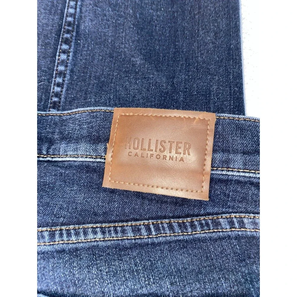Hollister Slim Straight Jeans Epic Flex Dark Wash 29x34